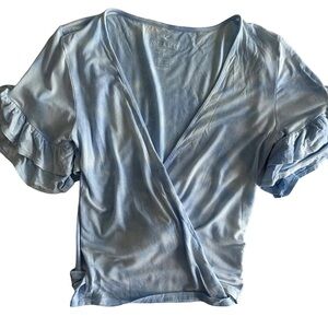 American Eagle Soft and Sexy wrap top size medium